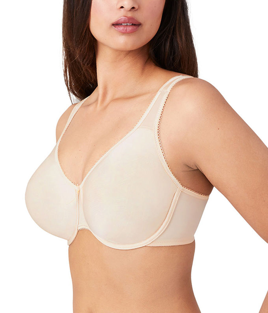 Basic Beauty Full Figure Seamless Underwire Bra - Sand | Wacoal Trusted