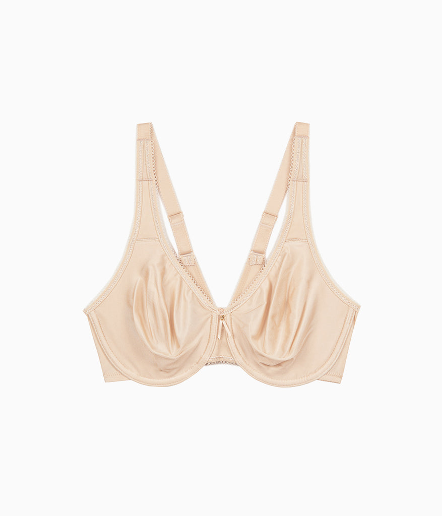 Basic Beauty Full Figure Seamless Underwire Bra - Sand | Wacoal Trusted