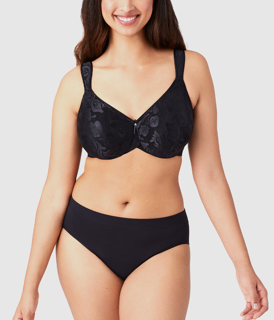 Awareness Underwire Bra - Black | Wacoal Top Pick