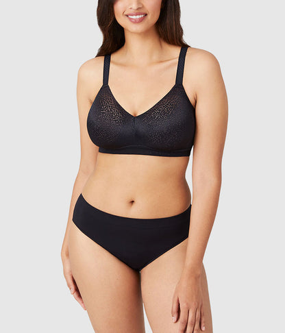 Back Appeal® Wire Free Bra - Black | Wacoal Great Value