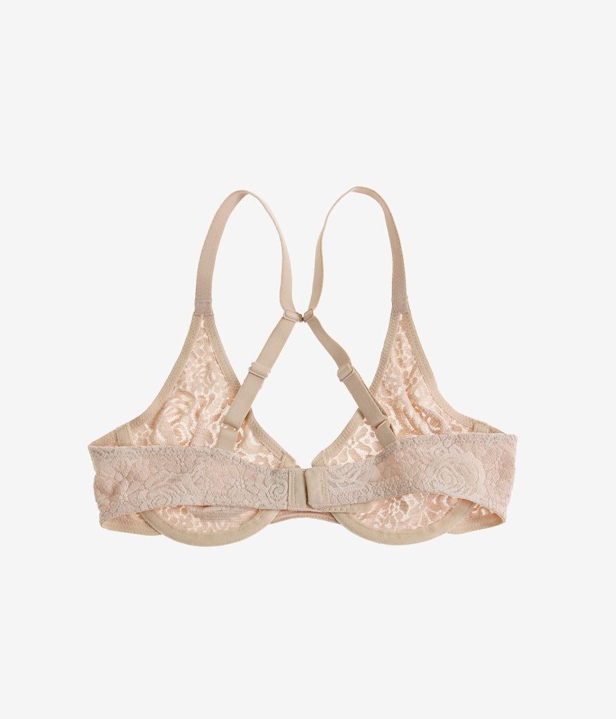 Halo Lace Underwire Bra - Sand | Wacoal Great Value
