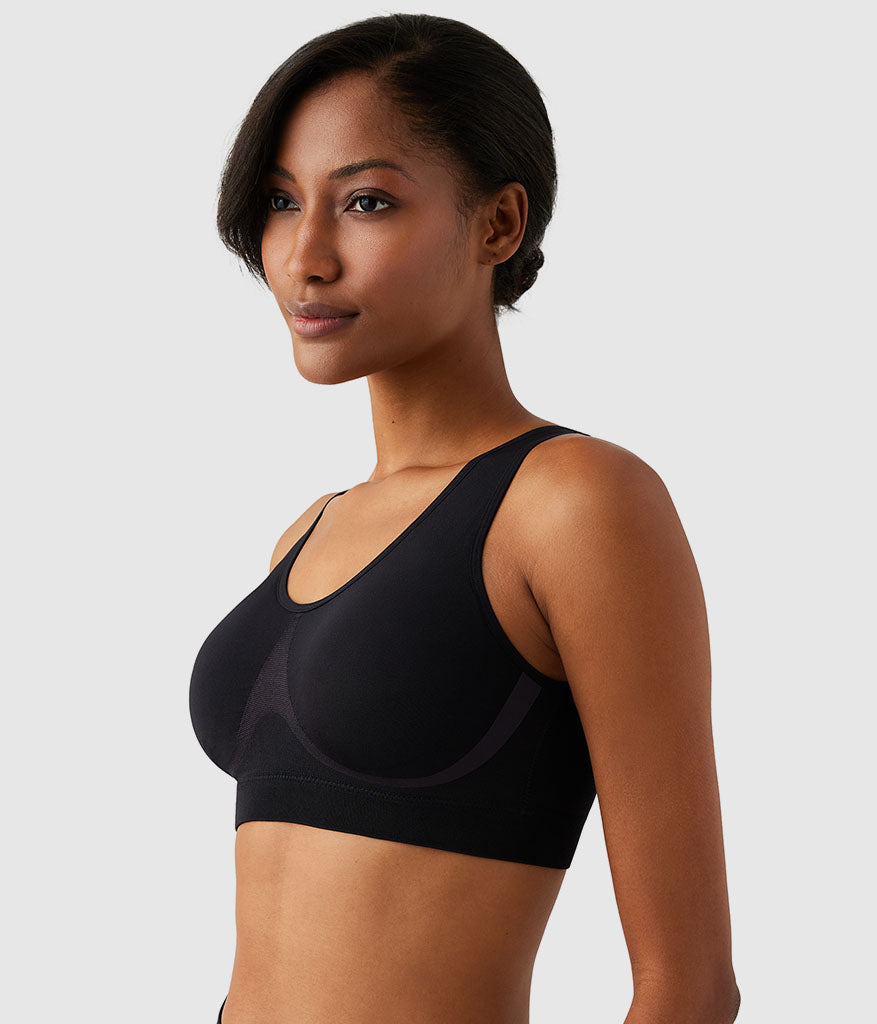 B-Smooth® Wire Free Bralette - Black | Wacoal Value