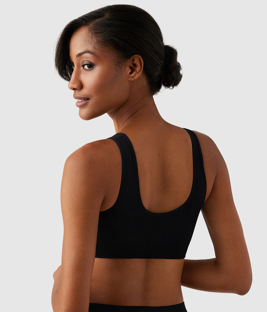 B-Smooth® Wire Free Bralette - Black | Wacoal Value