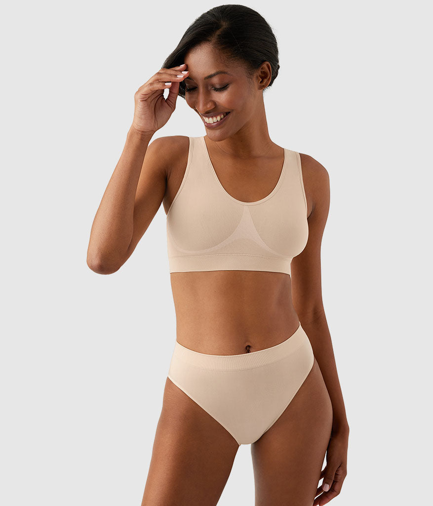 B-Smooth® Wire Free Bralette - Sand | Wacoal Latest