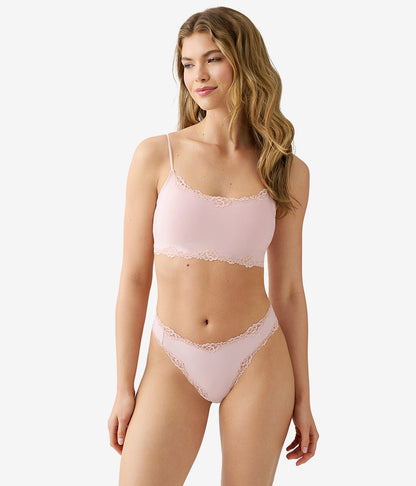 Future Foundation with Lace Bralette - Rose Smoke | Wacoal Quality