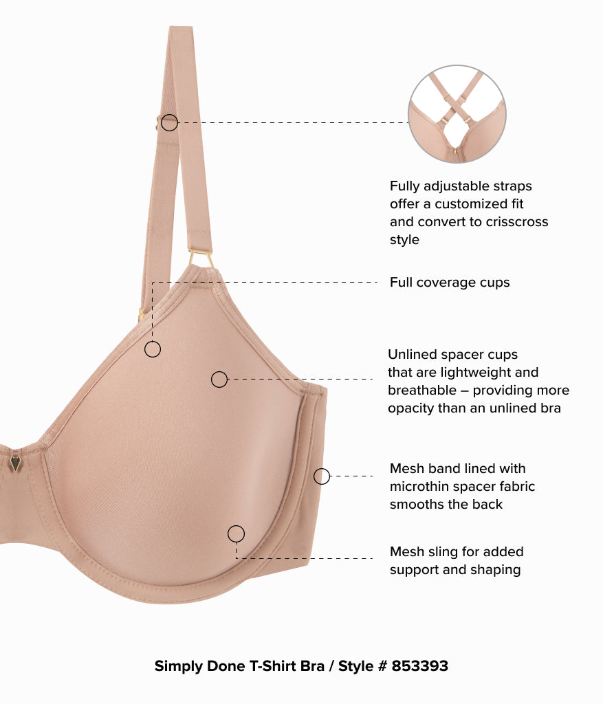 Future Foundation with Lace Bralette - Rose Smoke | Wacoal Quality
