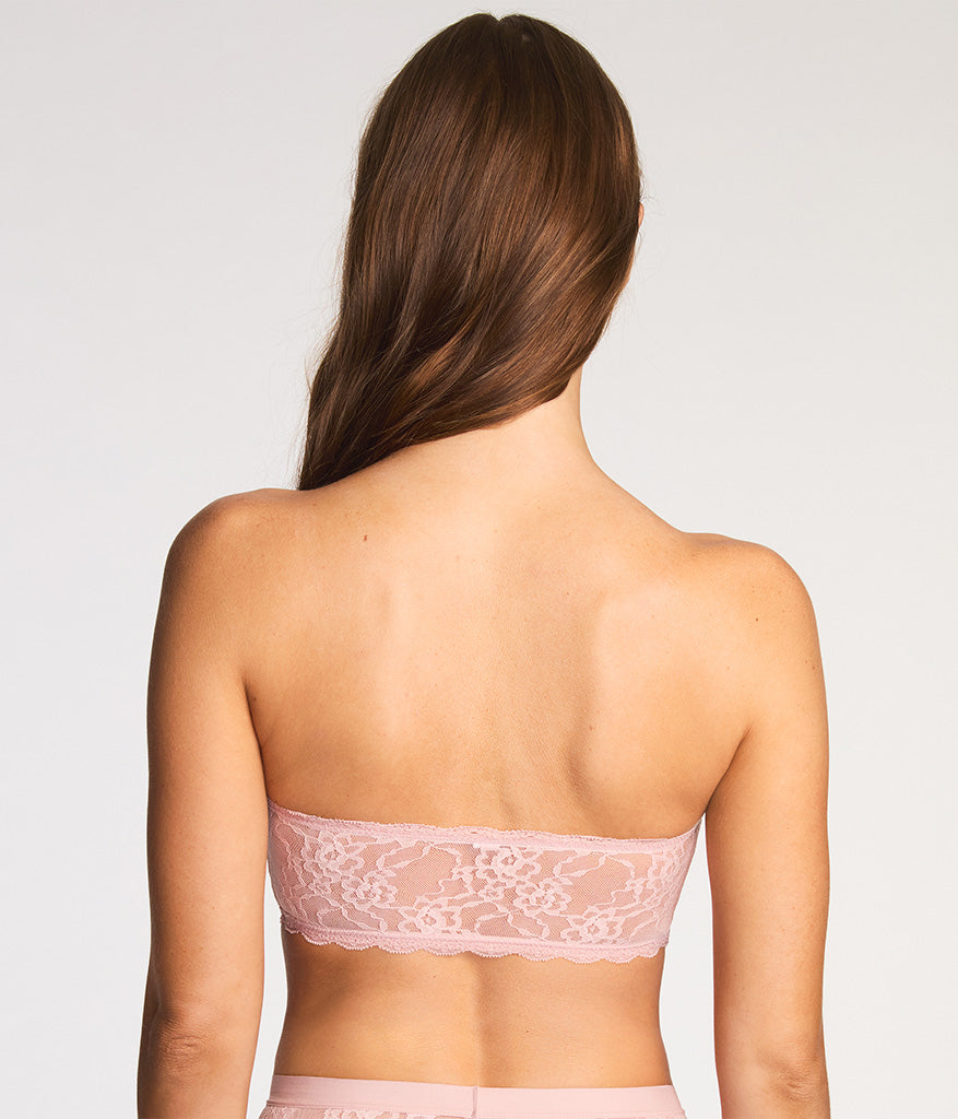 Effortlessly Lace Bandeau - Blush Pink | Wacoal Smart Buy