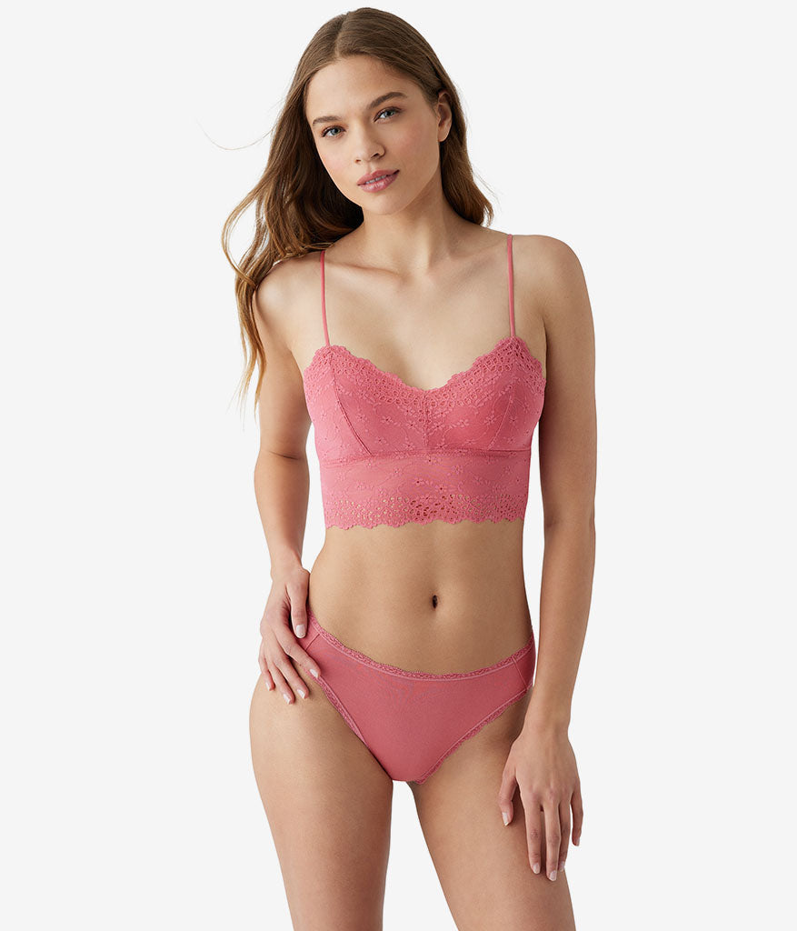 Inspired Eyelet Bralette - Slate Rose | Wacoal Value