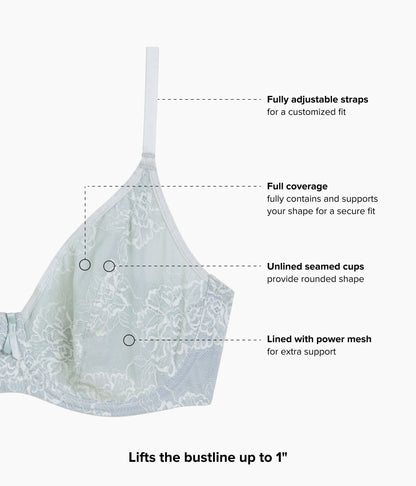 Full Bloom Underwire Bra - Belgian Block | Wacoal Trusted