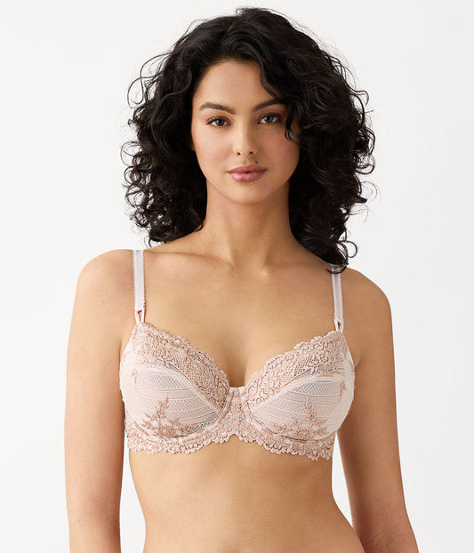 Embrace Lace® Underwire Bra - Angel Wing/Rose Dust | Wacoal Smart Buy