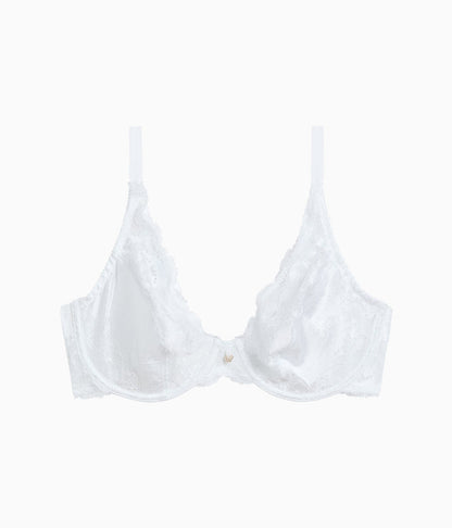 Modern Affair Plunge Underwire Bra - White | Wacoal Latest