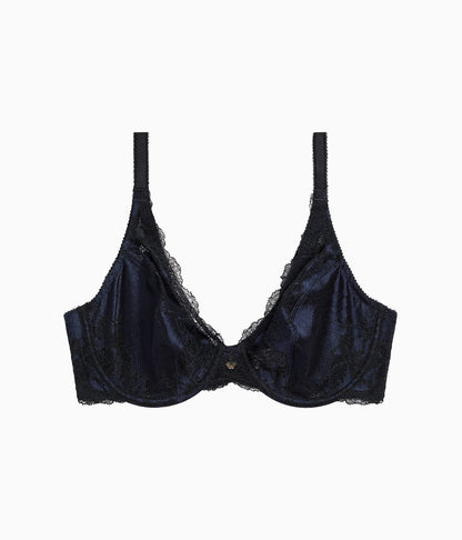 Modern Affair Plunge Underwire Bra - Night Sky/Black | Wacoal Quality