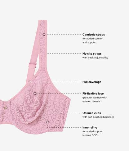 High Bar™ Underwire Bra - Lilas | Wacoal Customer Favorite