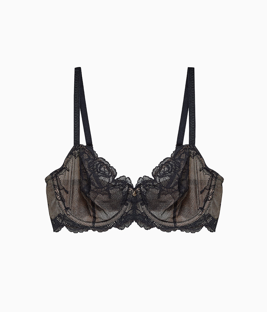 Vivid Attraction Underwire Bra - Black | Wacoal Top Pick