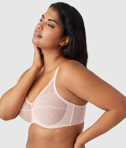 Retro Chic Full Figure Underwire Bra - Rose Dust | Wacoal Smart Buy