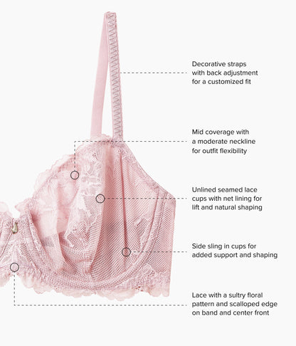 Vivid Attraction Underwire Bra - Woodrose | Wacoal Value