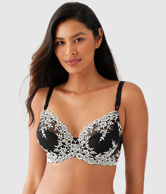 Embrace Lace® Underwire Bra - Black | Wacoal Trusted