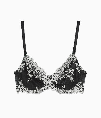 Embrace Lace® Underwire Bra - Black | Wacoal Trusted