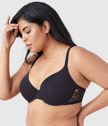 French Garden Seamless Underwire T-Shirt Bra - Black | Wacoal Customer Favorite