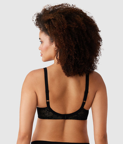 Lace Finesse T-Shirt Bra - Black/Toast | Wacoal Top Pick