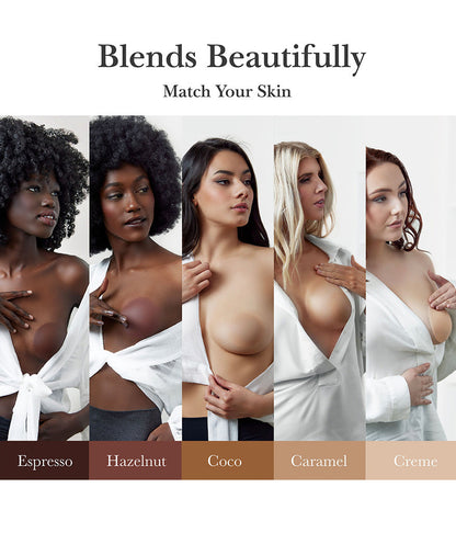 Nippies Adhesive Nipple Covers - Extra Coverage - Creme | Wacoal Top Pick