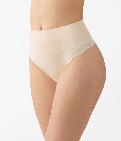 Smooth Series™ Shaping Thong - Sand | Wacoal Quality