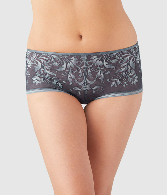 Net Effect Boyshort - Folkstone Gray Multi | Wacoal Top Pick