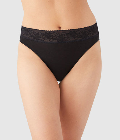 Comfort Touch Hi-Cut - Black | Wacoal Value