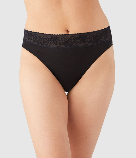 Comfort Touch Hi-Cut - Black | Wacoal Value