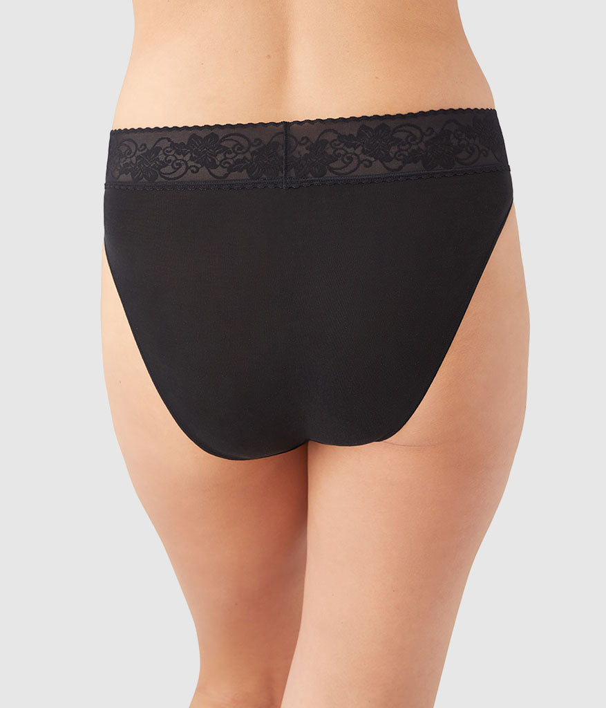 Comfort Touch Hi-Cut - Black | Wacoal Value