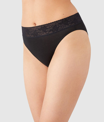Comfort Touch Hi-Cut - Black | Wacoal Value