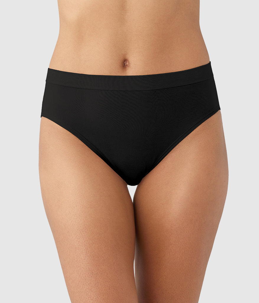 B-Smooth® Natural Hi-Cut - Black | Wacoal Quality