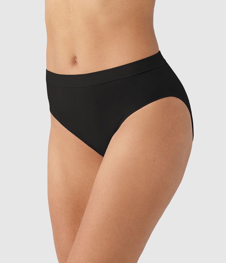 B-Smooth® Natural Hi-Cut - Black | Wacoal Quality