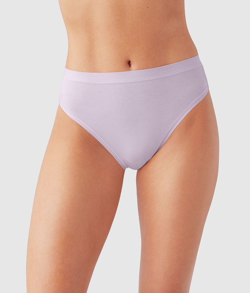 Understated Cotton Hi-Cut - Orchid Hush | Wacoal Customer Favorite