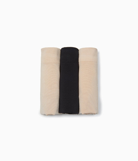 B-Smooth® Packaged Hi-Cut - Sand/Sand/Black | Wacoal Great Value