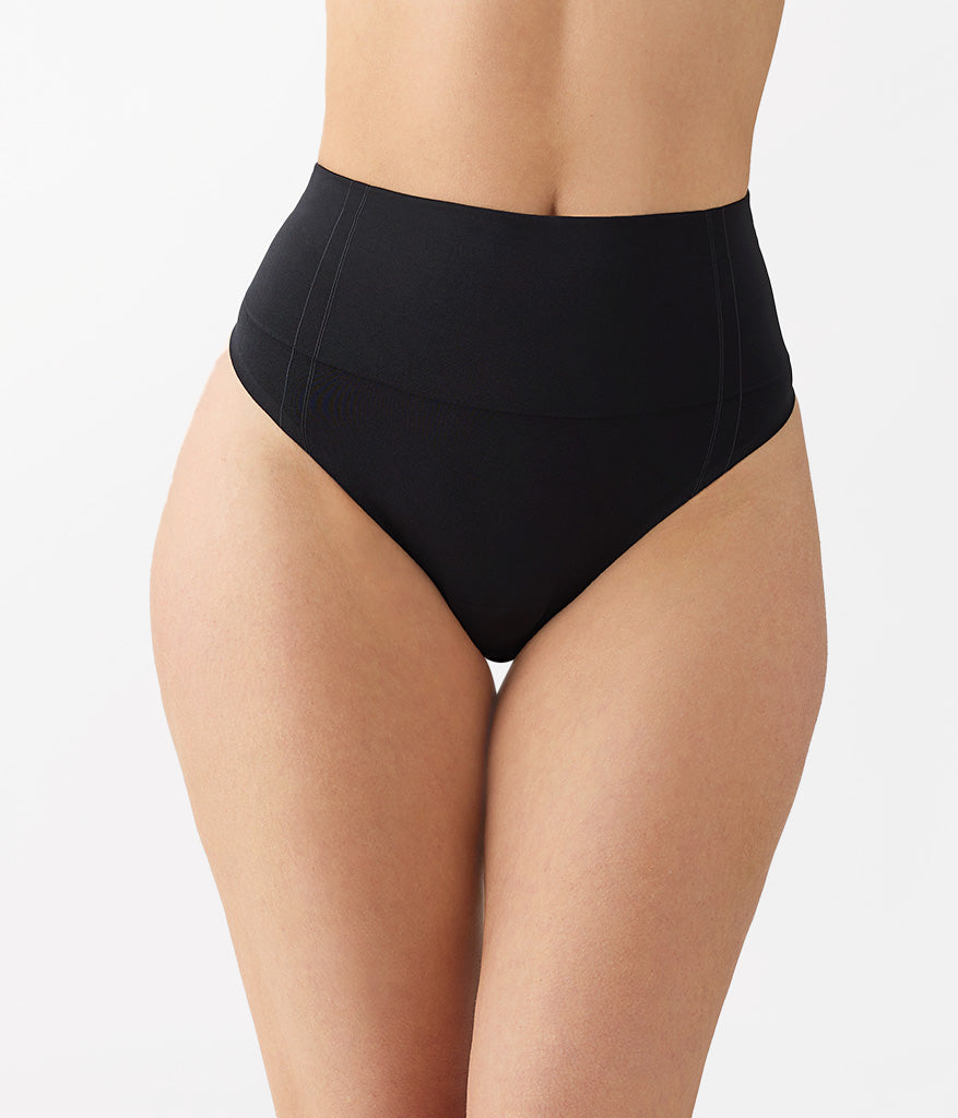 Smooth Series™ Shaping Thong - Black | Wacoal Smart Buy