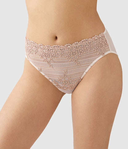 Embrace Lace® Hi-Cut - Angel Wing/Rose Dust | Wacoal Top Pick