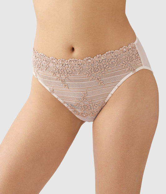 Embrace Lace® Hi-Cut - Angel Wing/Rose Dust | Wacoal Top Pick