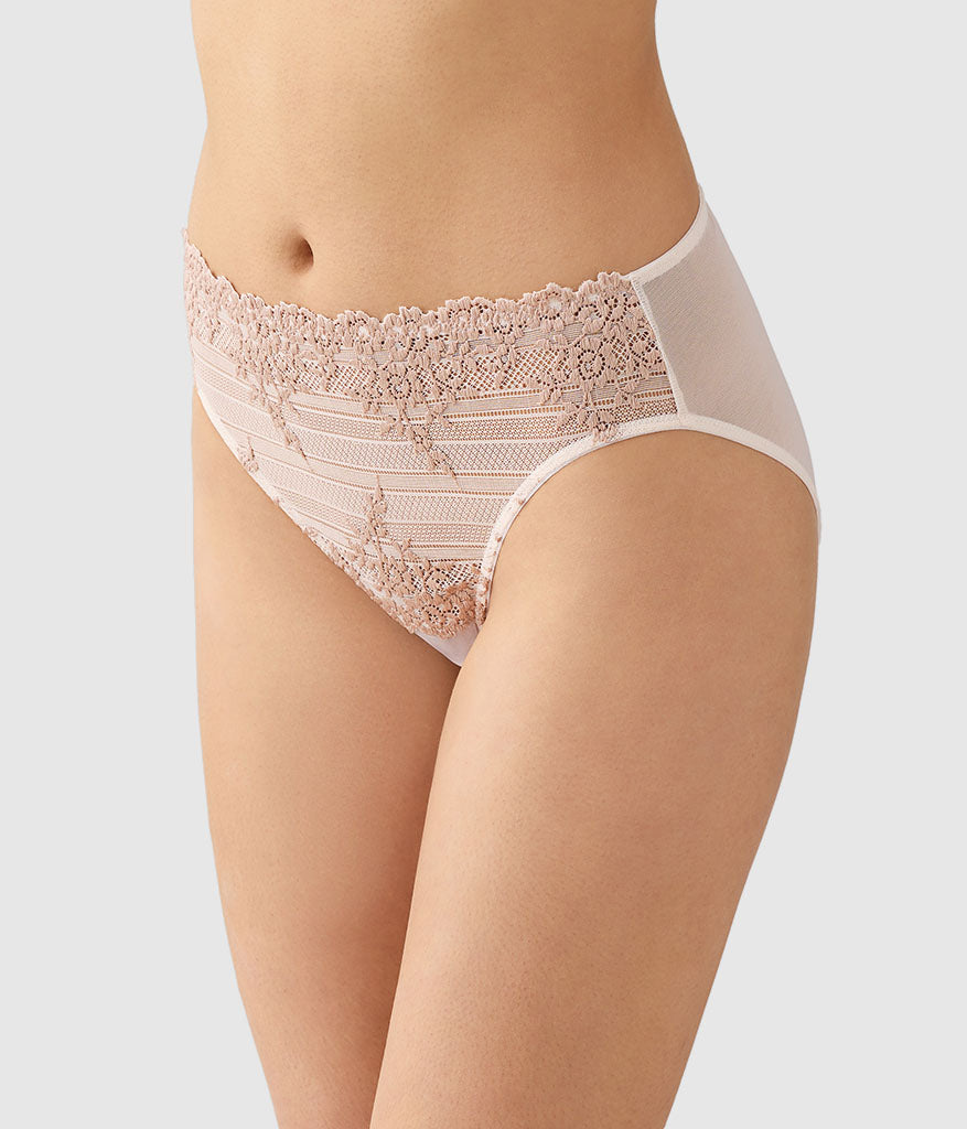 Embrace Lace® Hi-Cut - Angel Wing/Rose Dust | Wacoal Top Pick