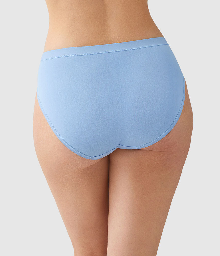 Understated Cotton Hi-Cut - Bel Air Blue | Wacoal Smart Buy