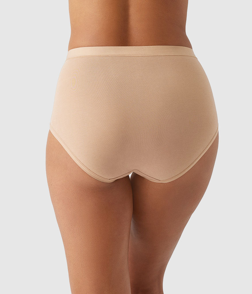 Understated Cotton Brief - Praline | Wacoal Great Value