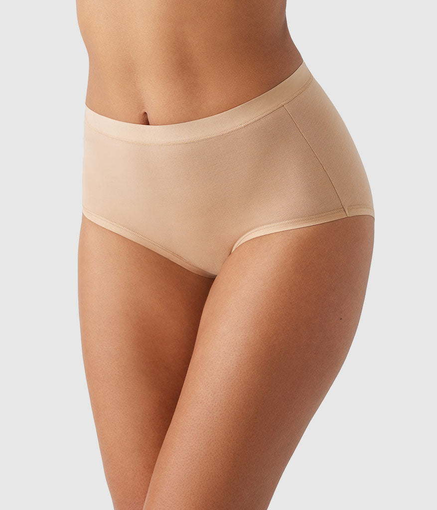 Understated Cotton Brief - Praline | Wacoal Great Value