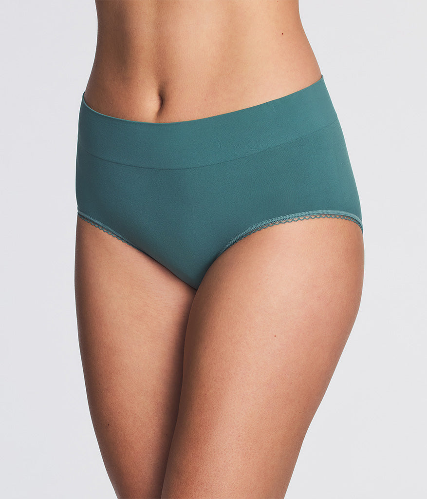 Feeling Flexible Brief - Silver Pine | Wacoal Trusted