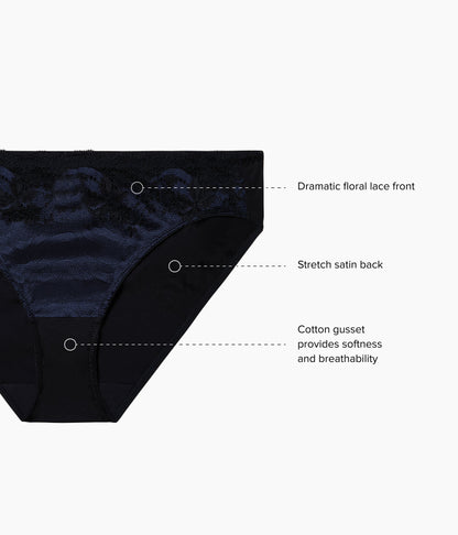 Modern Affair Bikini - Night Sky/Black | Wacoal Great Value