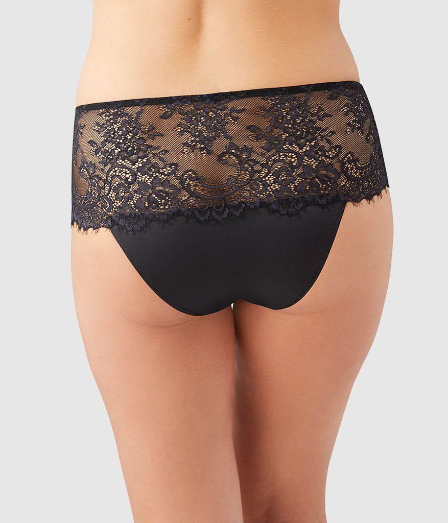 Center Stage Bikini - Black/Graphite | Wacoal Trusted