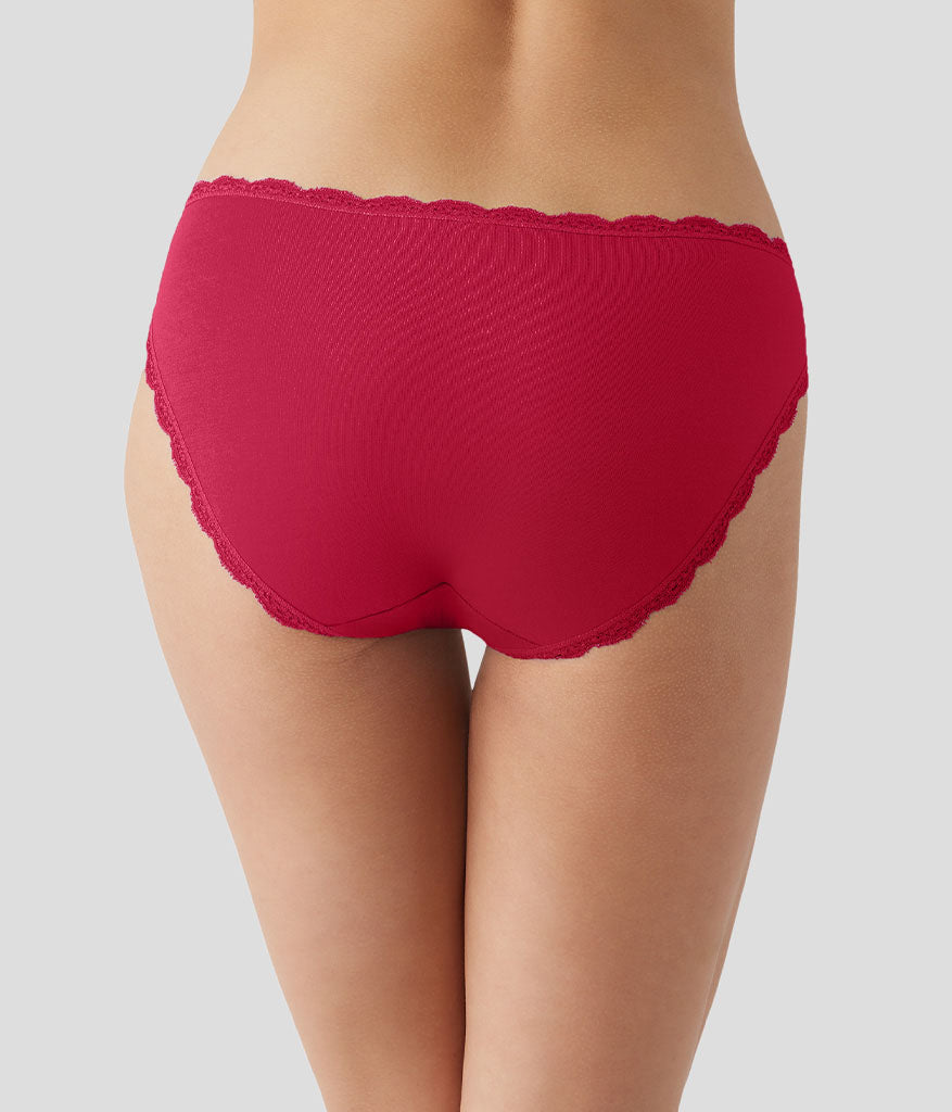 Inspired Eyelet Bikini - Cerise | Wacoal Trusted
