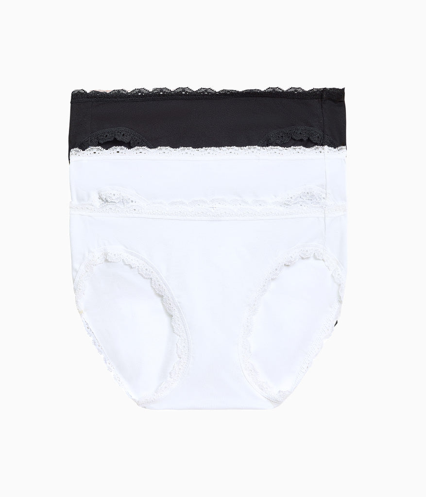 Inspired Eyelet Bikini Panty Pack - White/White/Night | Wacoal Top Pick