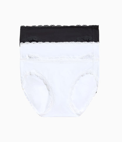 Inspired Eyelet Bikini Panty Pack - White/White/Night | Wacoal Top Pick