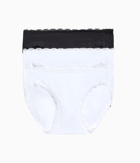 Inspired Eyelet Bikini Panty Pack - White/White/Night | Wacoal Top Pick