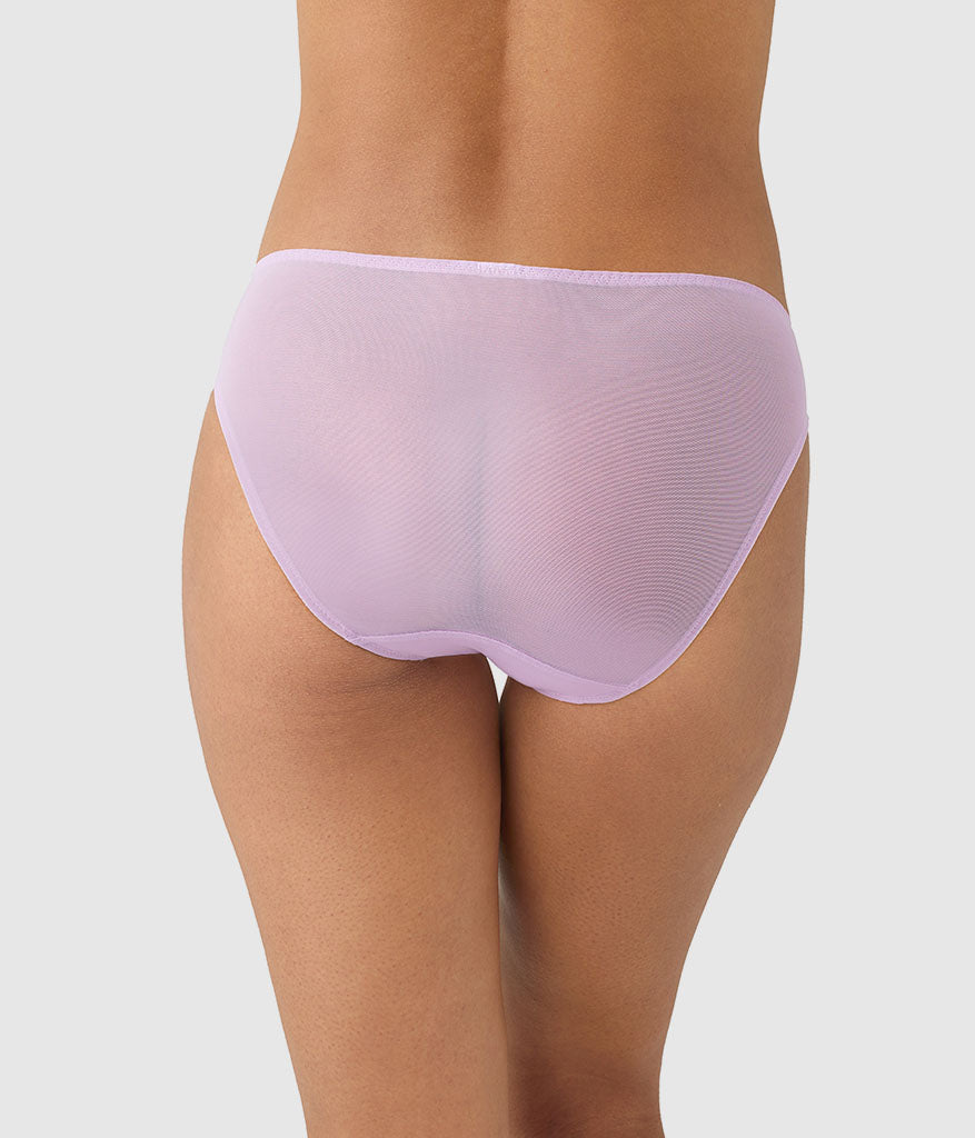 Embrace Lace® Bikini - Lavender Sage/Dark Purple | Wacoal Great Value